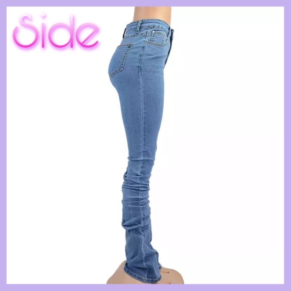 💘TALL 41” Stacked Denim Jeans💘 - Picture 4 of 14